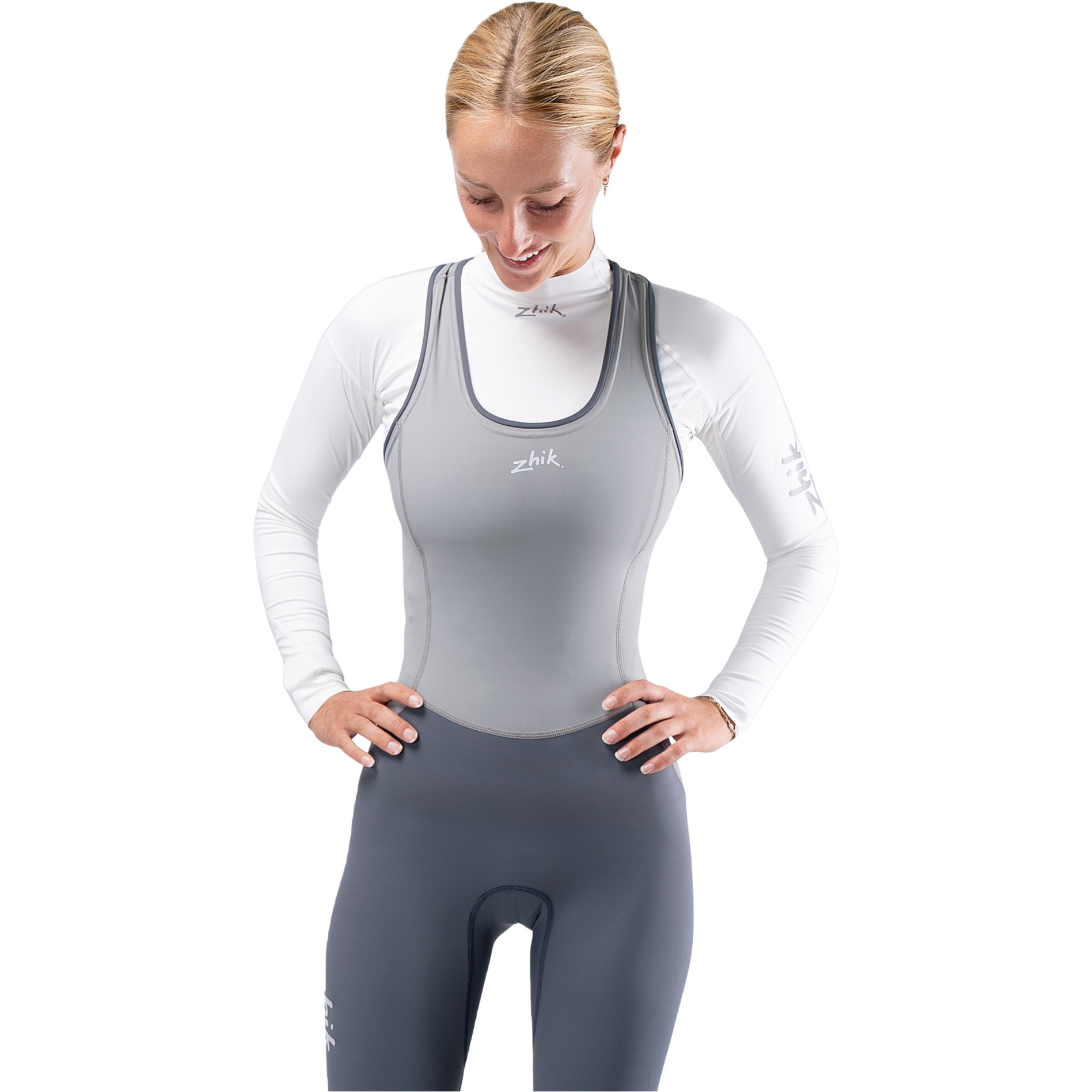 2026 Zhik Frauen Hybrid Skiff SKF-0069-W-GRY - Grey